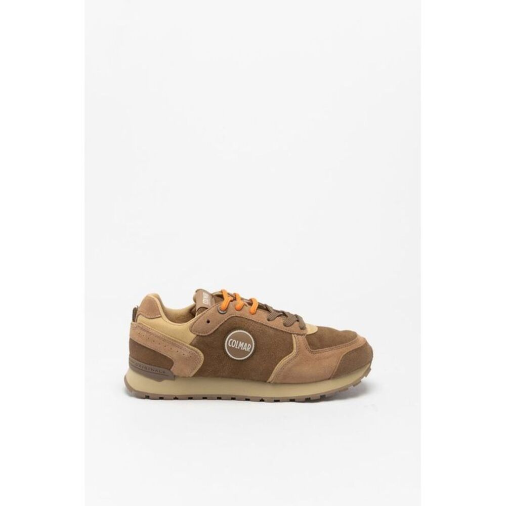 Colmar Brown Leather Low Top Men's Sneakers